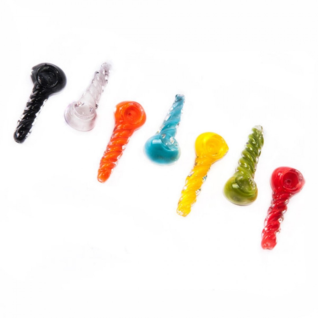  Peanut Inside Out Glass Pipe 0012