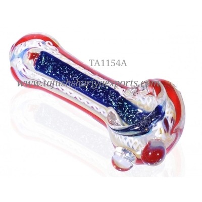  Peanut Inside Out Glass Pipe 0010