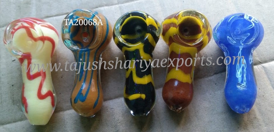  Peanut Inside Out Glass Pipe 009