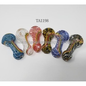 Chunky Inside Out Glass Pipe 0012