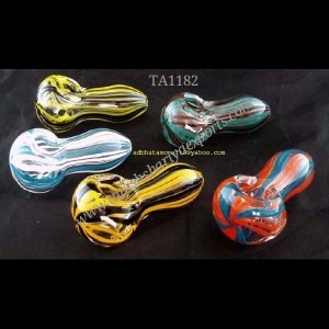 Chunky Inside Out Glass Pipe 009