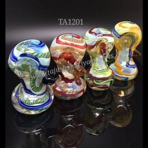 Chunky Inside Out Glass Pipe 008