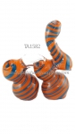  GLASS DOUBLE CHAMBER BUBBLER 002